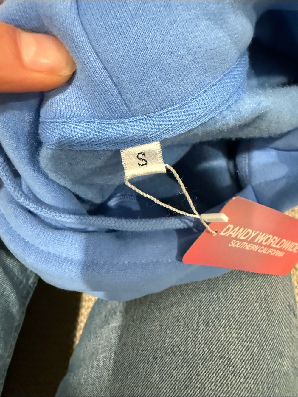 DANDY Kids' Blue Hooded Sweatshirt - Picture 3 of 3